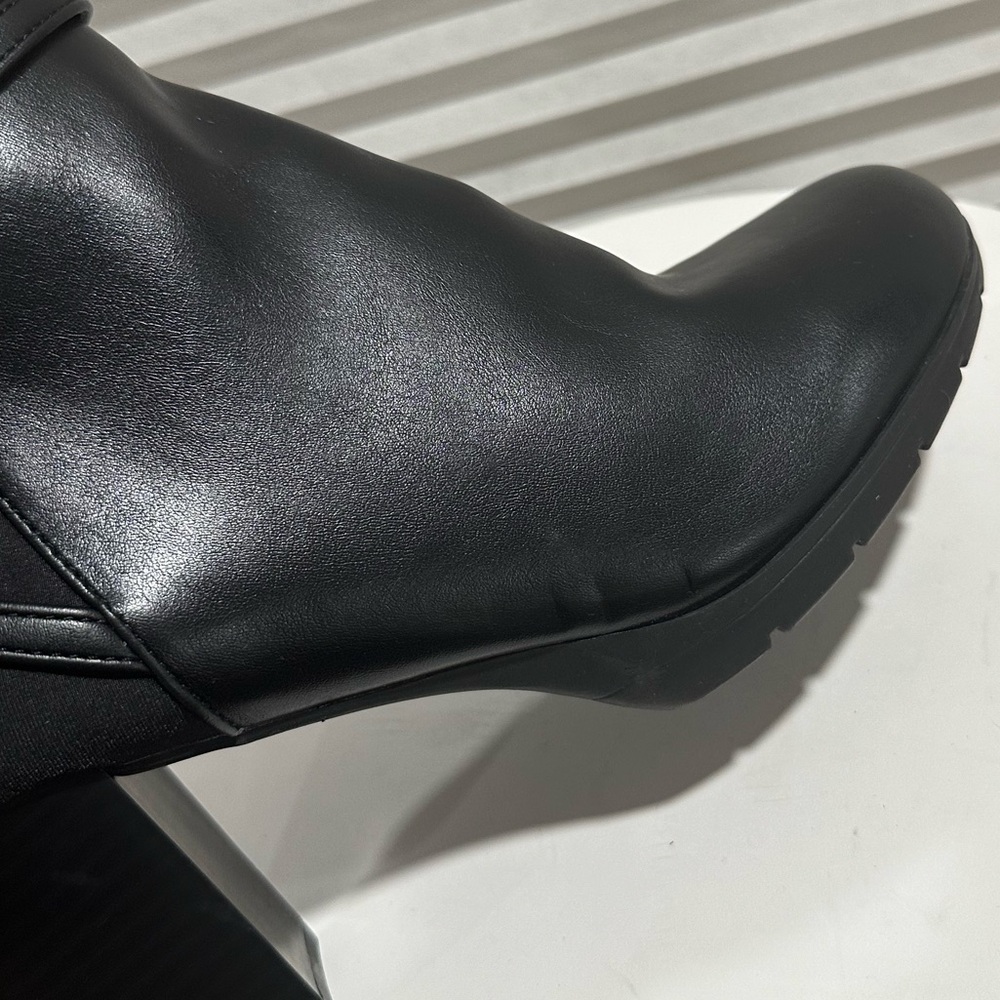 🌸ANNE KLEIN🌸 Riah Black Ankle Bootie Size:9.5 - Picture 11 of 13
